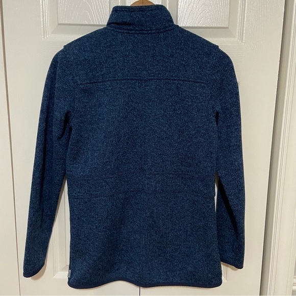 Eddie Bauer Full Zip Blue Sweater Sweatshirt Hoodie Medium - Picture 7 of 7